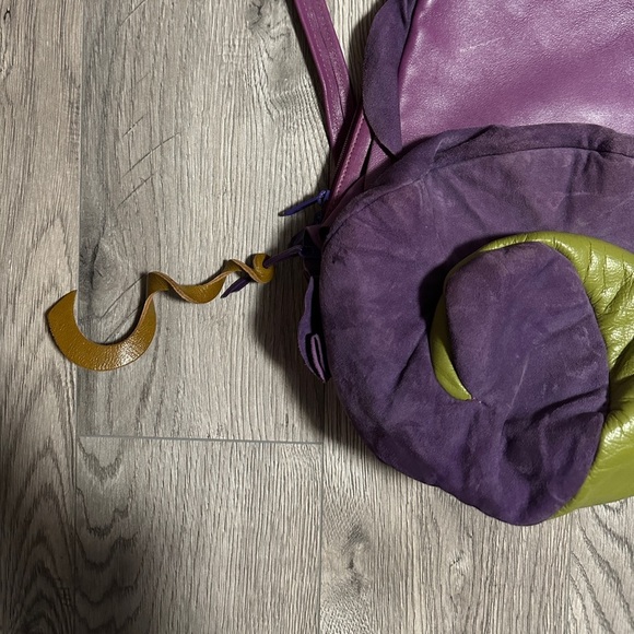 carol hearty eclectic alice in wonderland reworked backpack - Picture 3 of 7